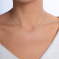 Necklace White Gold and Diamonds - CROSS Collection