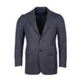 Two-Piece Suit - Plain Colour Wool Unfinished Sleeves
