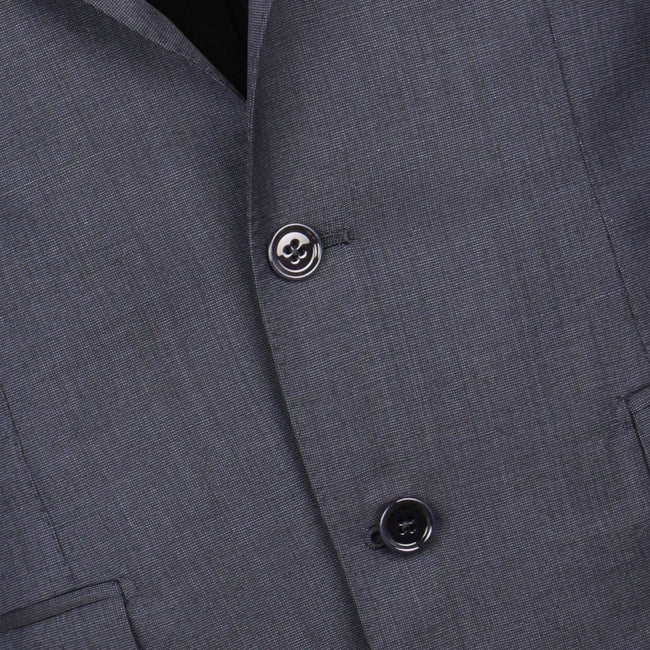 Two-Piece Suit - Plain Wool Unfinished Sleeves
