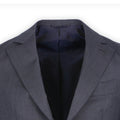 Two-Piece Suit - Plain Wool Unfinished Sleeves