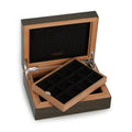 Jewelry Box - Grey Sycamore 24 Cufflinks Especially For Degand Brussels
