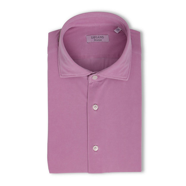 Plain Pink Tekno Slim Shirt