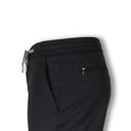 Pants - CARACCIOLO Cool Wool Elastic Waistband + Zip 