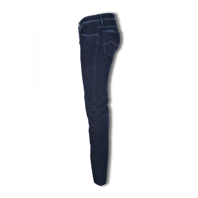 Dark Blue Denim Stretch Jeans