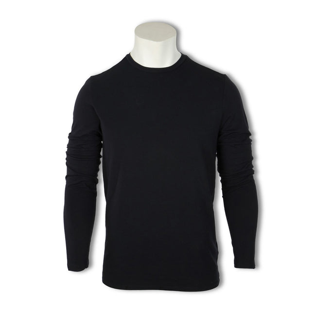 Crew Neck Long Sleeves Cotton T-Shirt
