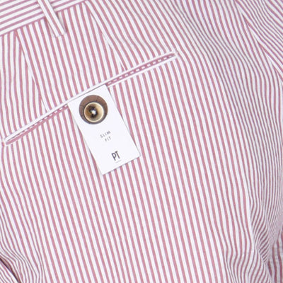 Pants - Striped Seersucker Cotton 