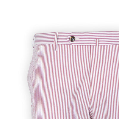 Pants - Striped Seersucker Cotton 