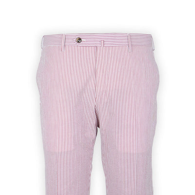 Pants - Striped Seersucker Cotton 