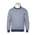 Sweater - Striped Cotton Crew Neck 