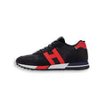 H383 New Running Coloured Suede And Canvas Sneakers