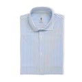 Shirt - Oxford Striped Cotton Single Cuff