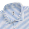 Shirt - Oxford Striped Cotton Single Cuff