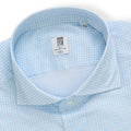 Shirt - Checkered Cotton Stretch Single Cuff 