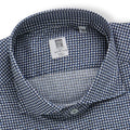 Shirt - Checkered Cotton Stretch Single Cuff 