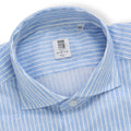 Shirt - Striped Cotton Stretch Single Cuff 