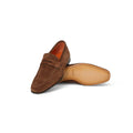 Loafers in Medium Brown Suede