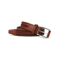 Braided belt Plain Colour Leather 