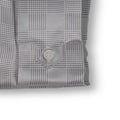 Shirt - MIAMI Prince Of Wales Silk Polso B Cuff 