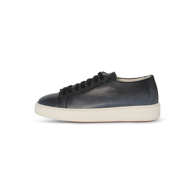 Sneakers CLEANIC Plain Color Grained Leather Lace-Ups