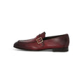 Loafers One Buckle Patinated Leather