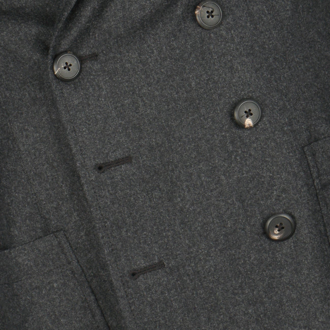 Double-Breasted Blazer - ZIGGY Flannel Wool 8 Buttons 