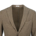 Dark Green Cashmere and Silk Jacket