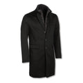 Double Coat - Cashmere Detachable Bib + Buttoned