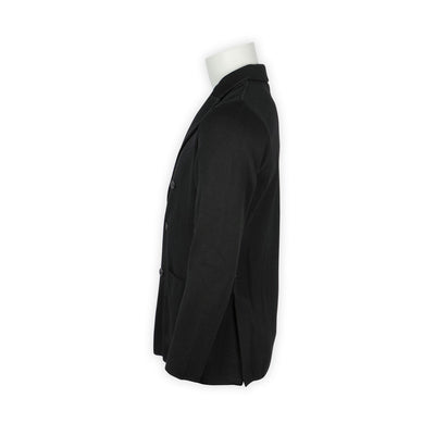 Double-Breasted Blazer - Merino Wool Knitted Finished Sleeves