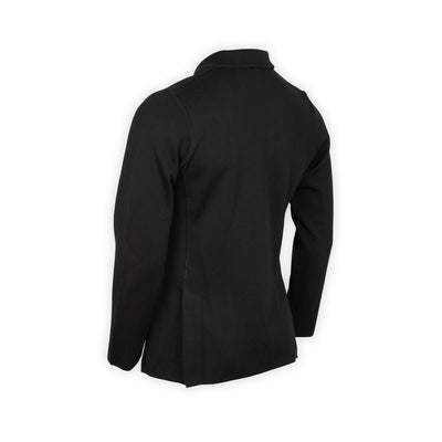 Double-Breasted Blazer - Merino Wool Knitted Finished Sleeves