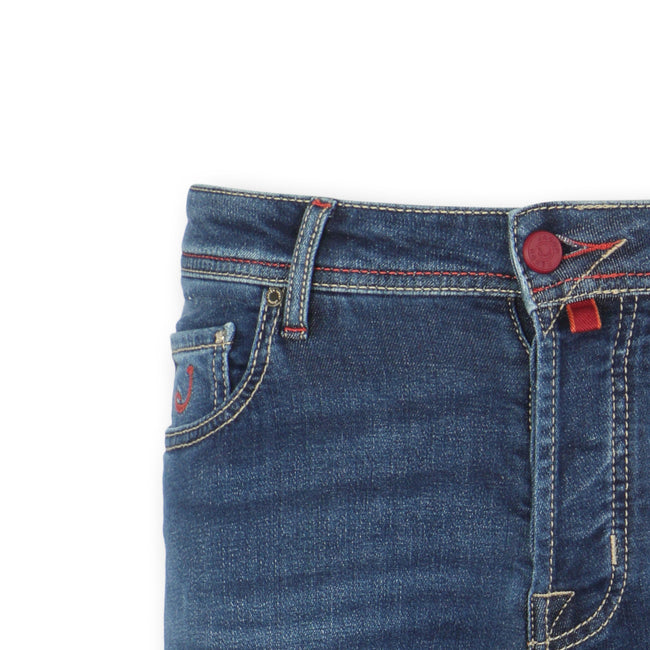 Jeans - BARD Cotton & Polyester Stretch Red Patch
