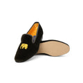 Slippers Albert Plain Colour Velvet