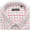 Shirt Tricolour Checked Cotton Single Cuff 