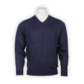 T-shirt Plain Colour Virgin Wool Long Sleeves Crew Neck