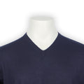 T-shirt Plain Colour Virgin Wool Long Sleeves Crew Neck