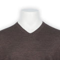 T-shirt Plain Colour Virgin Wool Long Sleeves Crew Neck