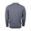 T-shirt Plain Colour Virgin Wool Long Sleeves Crew Neck