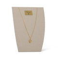 Necklace - LOVE & LUCK Heart 24K Gold Finished -10006777