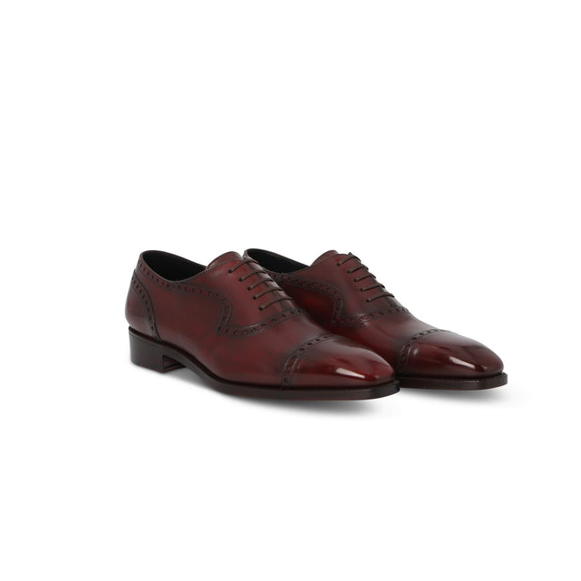 Oxfords Brogue - ADELAIDE Leather & Leather Soles Lace-Ups