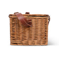 Picnic Basket - TRIANON Tartan Green Wicker For 4 Persons