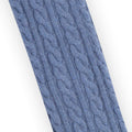 Socks - Cable Knit Cashmere & Cotton Long 