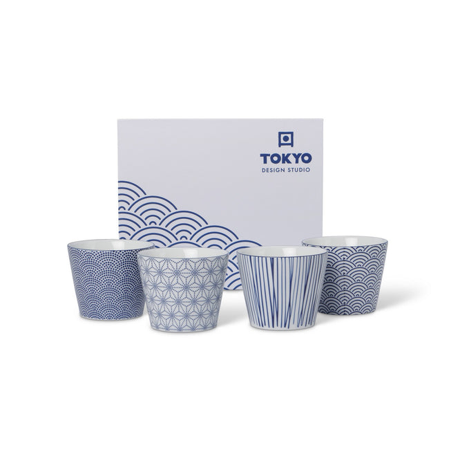 Teacup - NIPPON BLUE Set For 4 Porcelain 