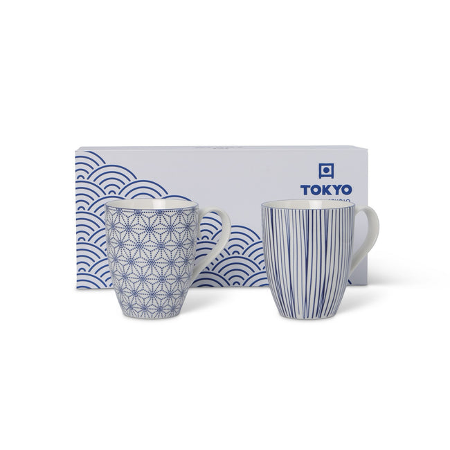 Mug - NIPPON BLUE Set For 2 Porcelain 