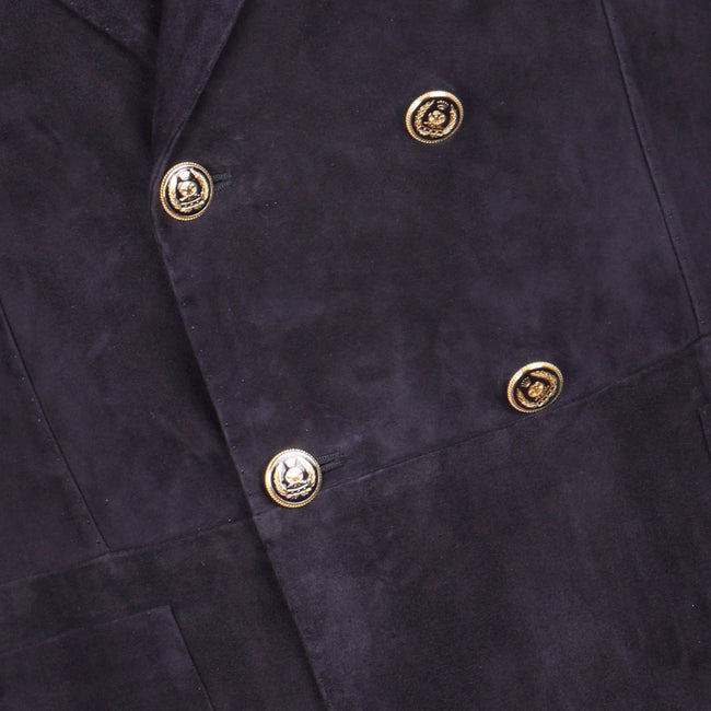 Blazer - Suede Six Buttons Double Breasted