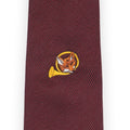 Tie - Fox And Hunting Trumpet Embroidery Wool & Silk 