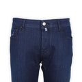 Jeans - BARD Cotton & Lyocell Stretch Royal Blue Suede Patch