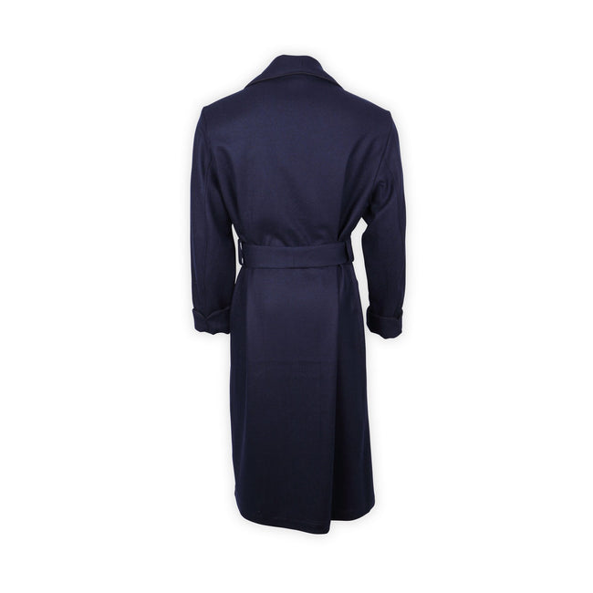 Dressing Gown Plain Colour Wool And Cashmere 