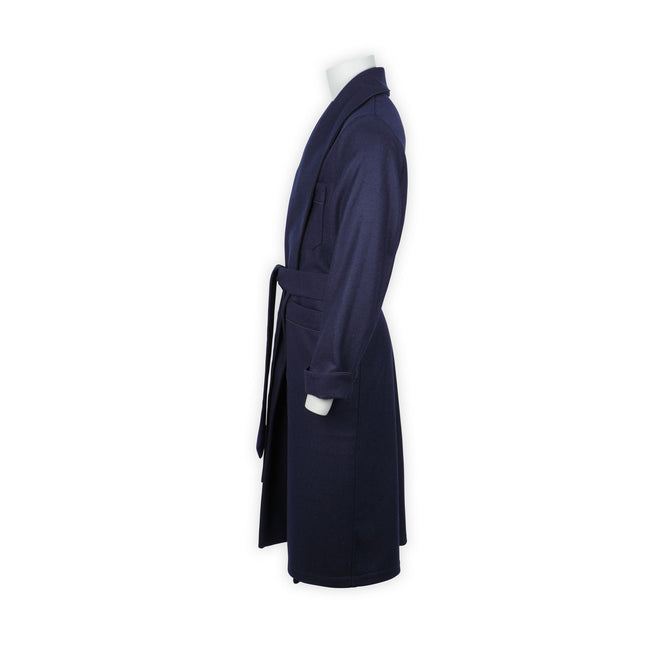 Dressing Gown Plain Colour Wool And Cashmere 