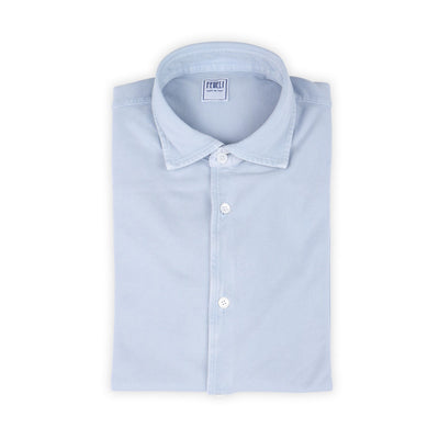 Polo Shirt - Cotton Piqué Frosted Long Sleeves