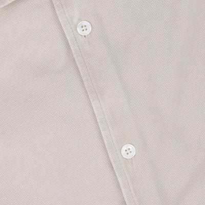 Polo Shirt - Cotton Piqué Frosted Long Sleeves