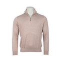 Sweater - Cashmere & Silk Zipped Mock Neck